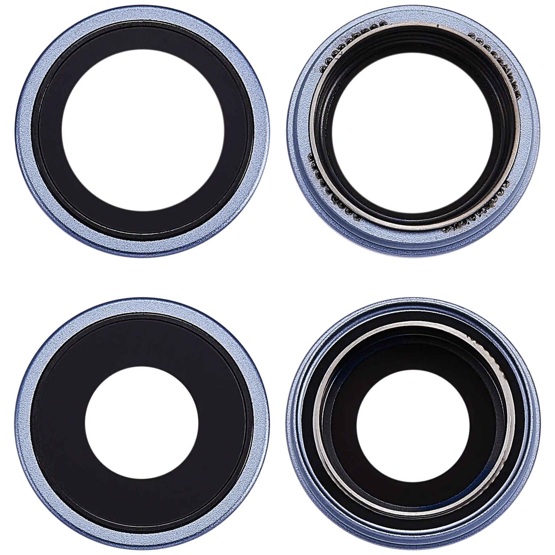 Back Camera Lens With Bracket & Bezel For iPhone 17 (Premium) (Mist Blue)