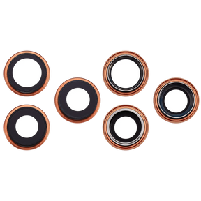 Back Camera Lens With Bracket & Bezel For iPhone 17 Pro/ 17 Pro Max (Premium) (Cosmic Orange)