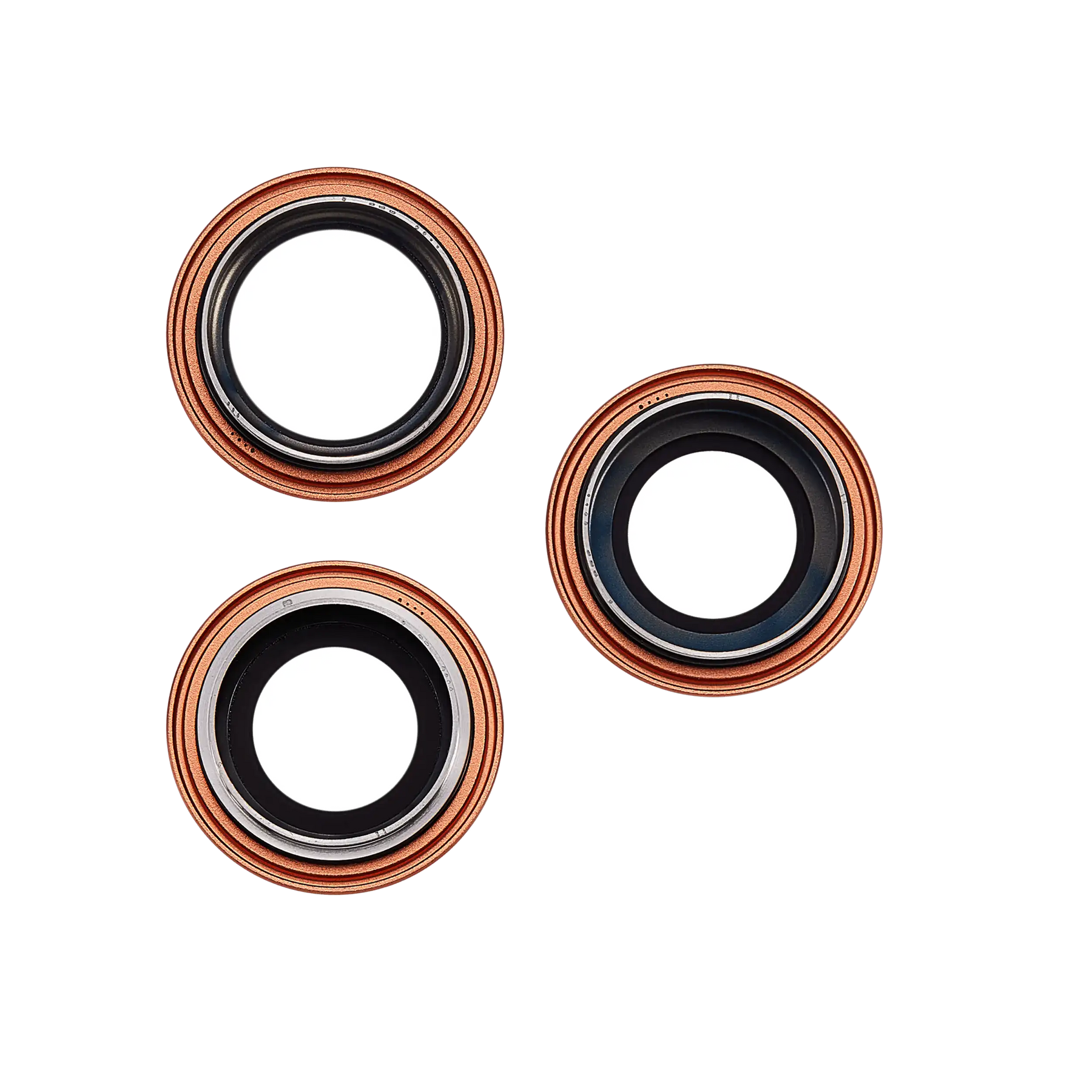 Back Camera Lens With Bracket & Bezel For iPhone 17 Pro/ 17 Pro Max (Premium) (Cosmic Orange)