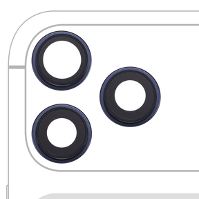 Back Camera Lens With Bracket & Bezel For iPhone 17 Pro/ 17 Pro Max (Premium) (Deep Blue)