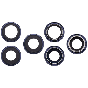 Back Camera Lens With Bracket & Bezel For iPhone 17 Pro/ 17 Pro Max (Premium) (Deep Blue)