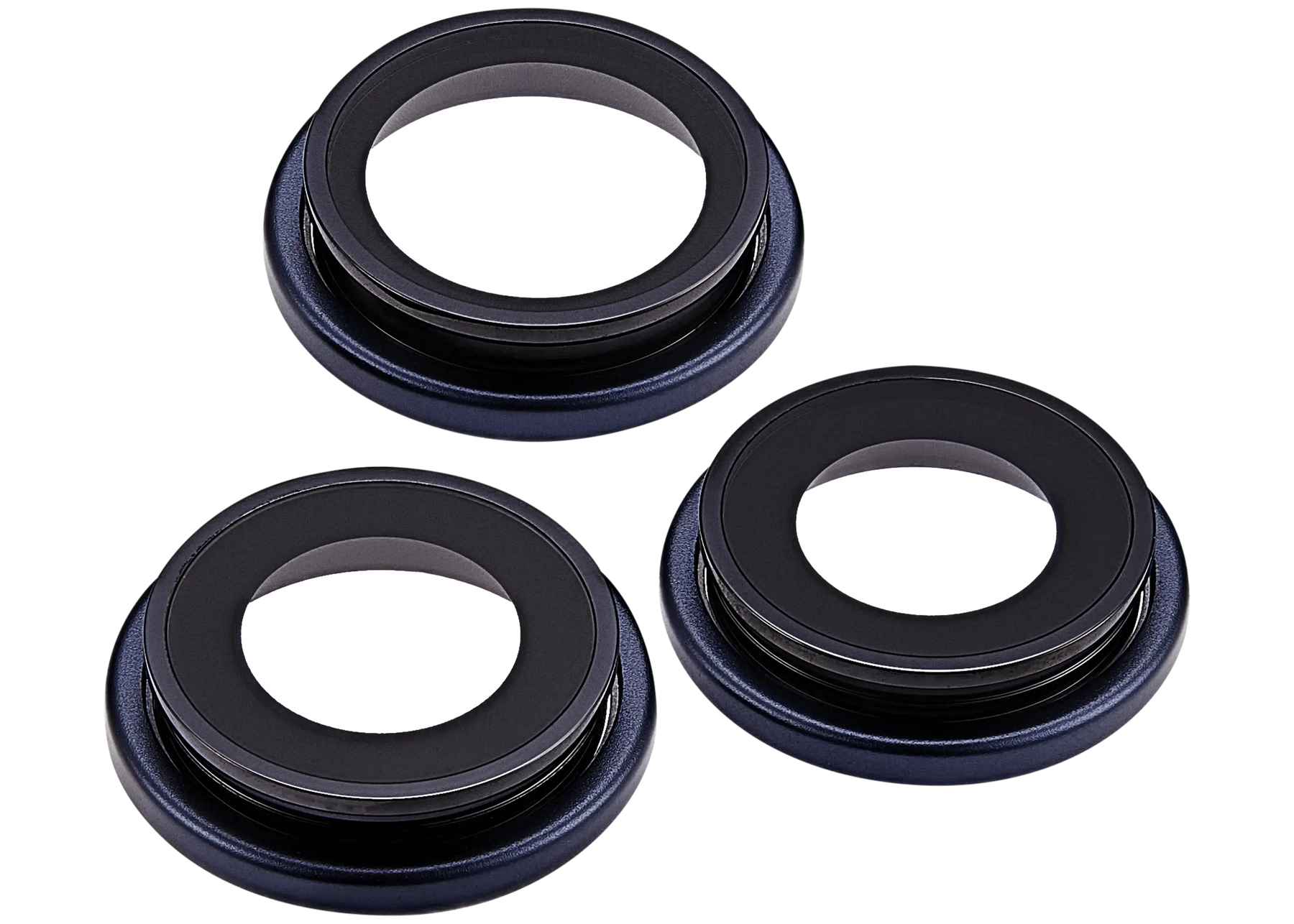 Back Camera Lens With Bracket & Bezel For iPhone 17 Pro/ 17 Pro Max (Premium) (Deep Blue)