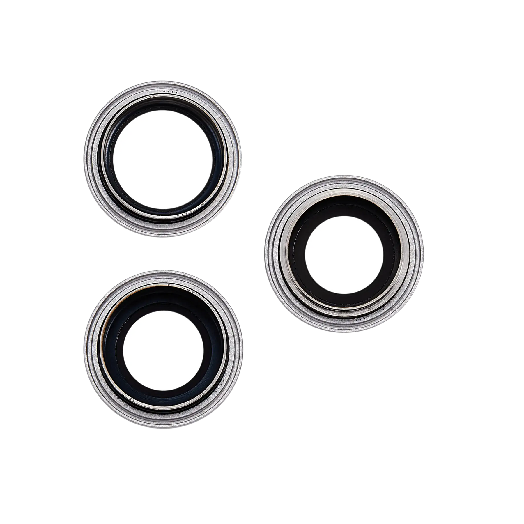 Back Camera Lens With Bracket & Bezel For iPhone 17 Pro/ 17 Pro Max (Premium) (Silver)