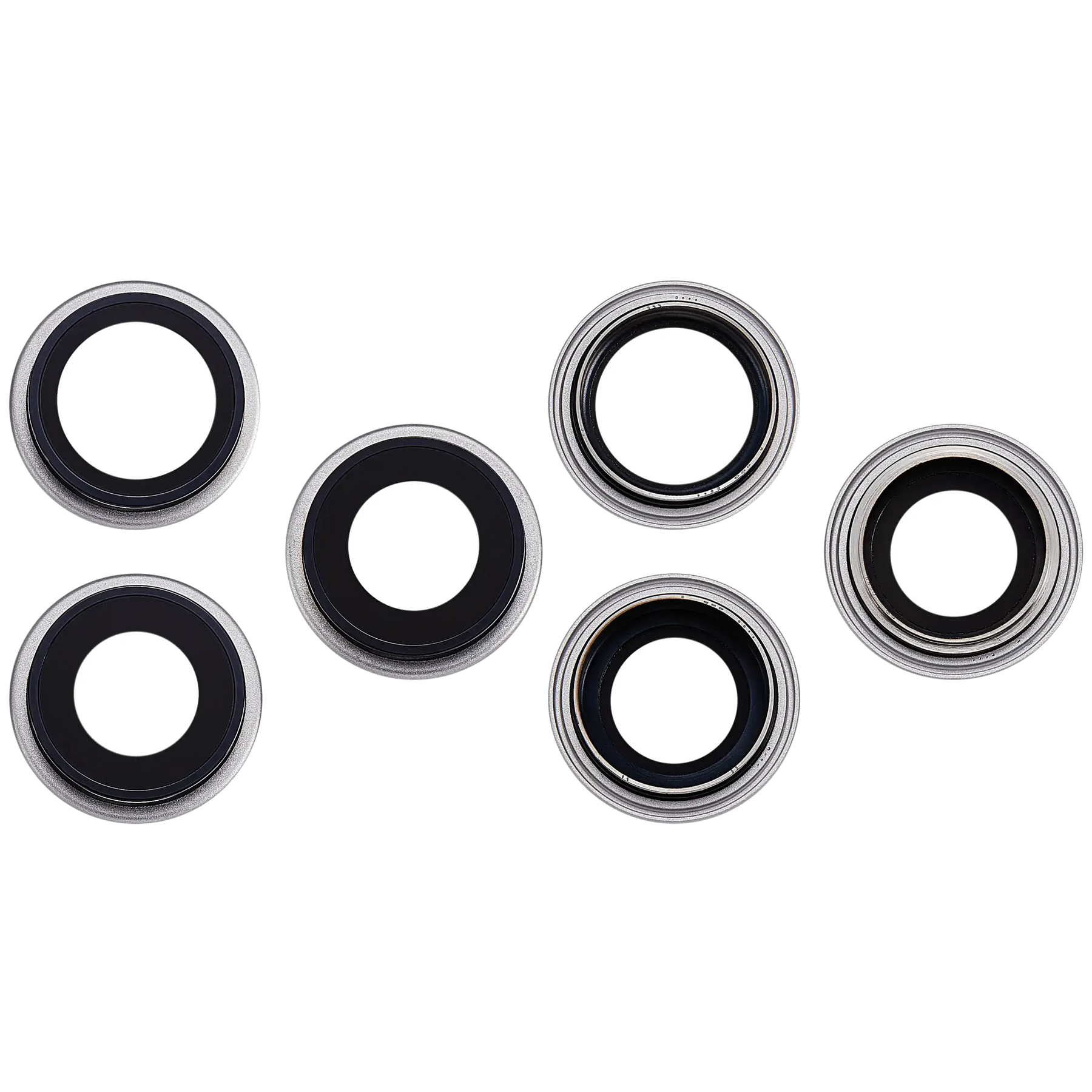 Back Camera Lens With Bracket & Bezel For iPhone 17 Pro/ 17 Pro Max (Premium) (Silver)