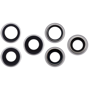 Back Camera Lens With Bracket & Bezel For iPhone 17 Pro/ 17 Pro Max (Premium) (Silver)