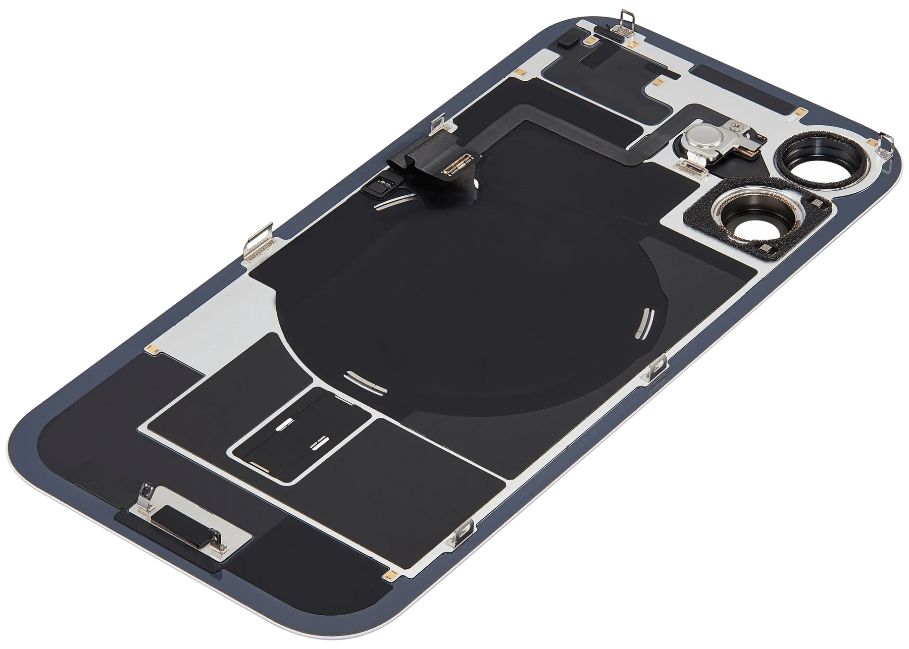 Back Glass w/ MagSafe Magnet & NFC & Flashlight Flex Compatible For iPhone 17 (Used OEM Pull: Grade A) (Lavender)