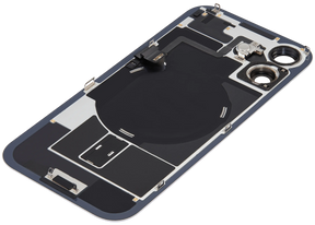 Back Glass w/ MagSafe Magnet & NFC & Flashlight Flex Compatible For iPhone 17 (Used OEM Pull: Grade A) (Lavender)