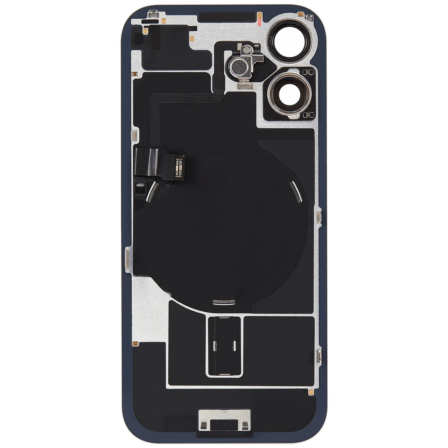 Back Glass w/ MagSafe Magnet & NFC & Flashlight Flex Compatible For iPhone 17 (Used OEM Pull: Grade A) (Sage )