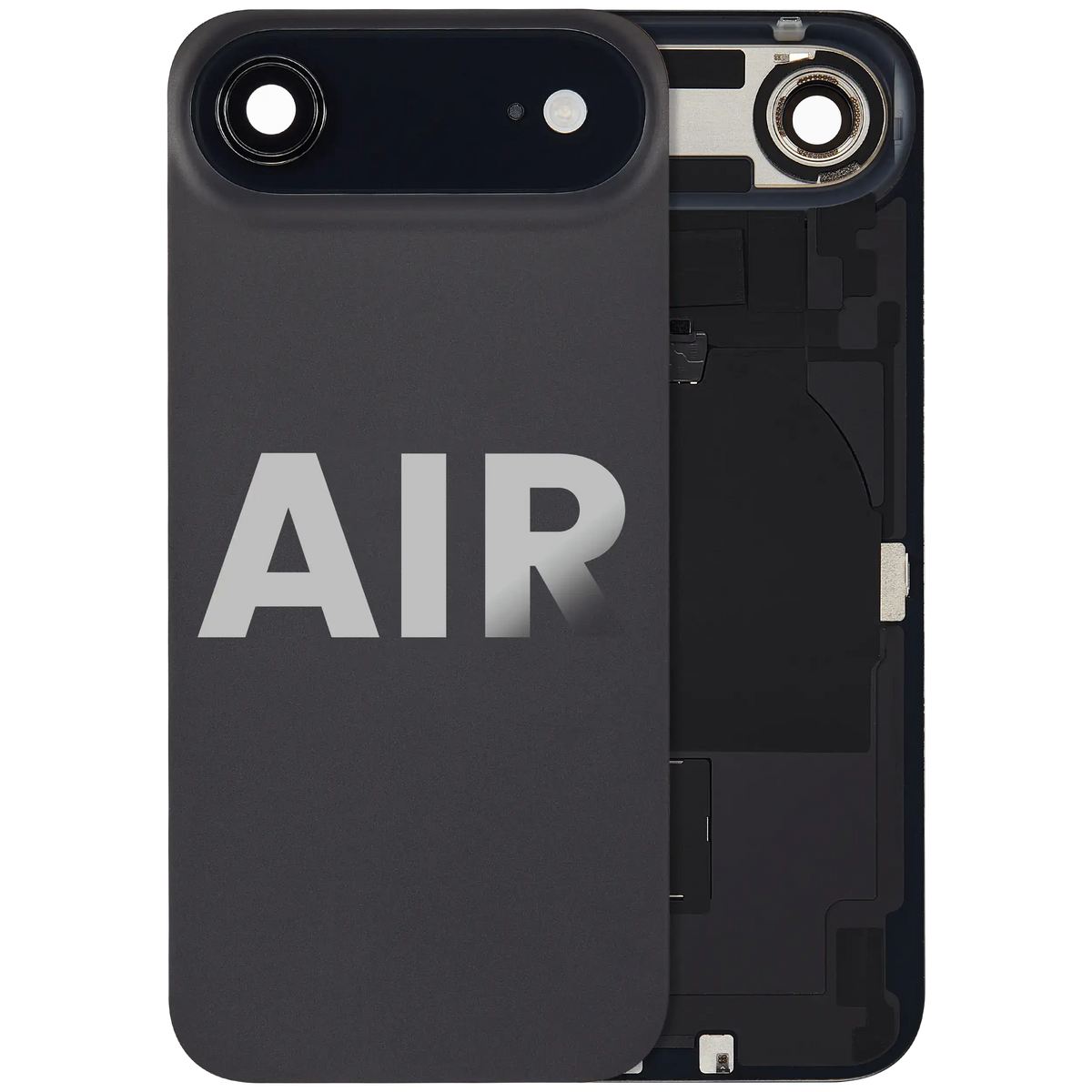 Back Glass w/ MagSafe Magnet & NFC & Flashlight Flex For iPhone Air (Used OEM Pull: Grade A) (Space Black)