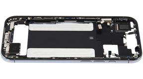 Mid-Frame Housing W/ Charging Port Flex & Small Parts For iPhone Air (US Version) (Used OEM Pull: Grade A) (Sky Blue)