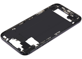 Mid-Frame Housing W/ Charging Port Flex & Small Parts For iPhone Air (US Version) (Used OEM Pull: Grade A) (Space Black)