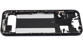 Mid-Frame Housing W/ Charging Port Flex & Small Parts For iPhone Air (US Version) (Used OEM Pull: Grade A) (Space Black)