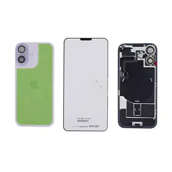 Back Glass w/ MagSafe Magnet & NFC & Flashlight Flex For iPhone 17 (Genuine OEM) (Lavender)