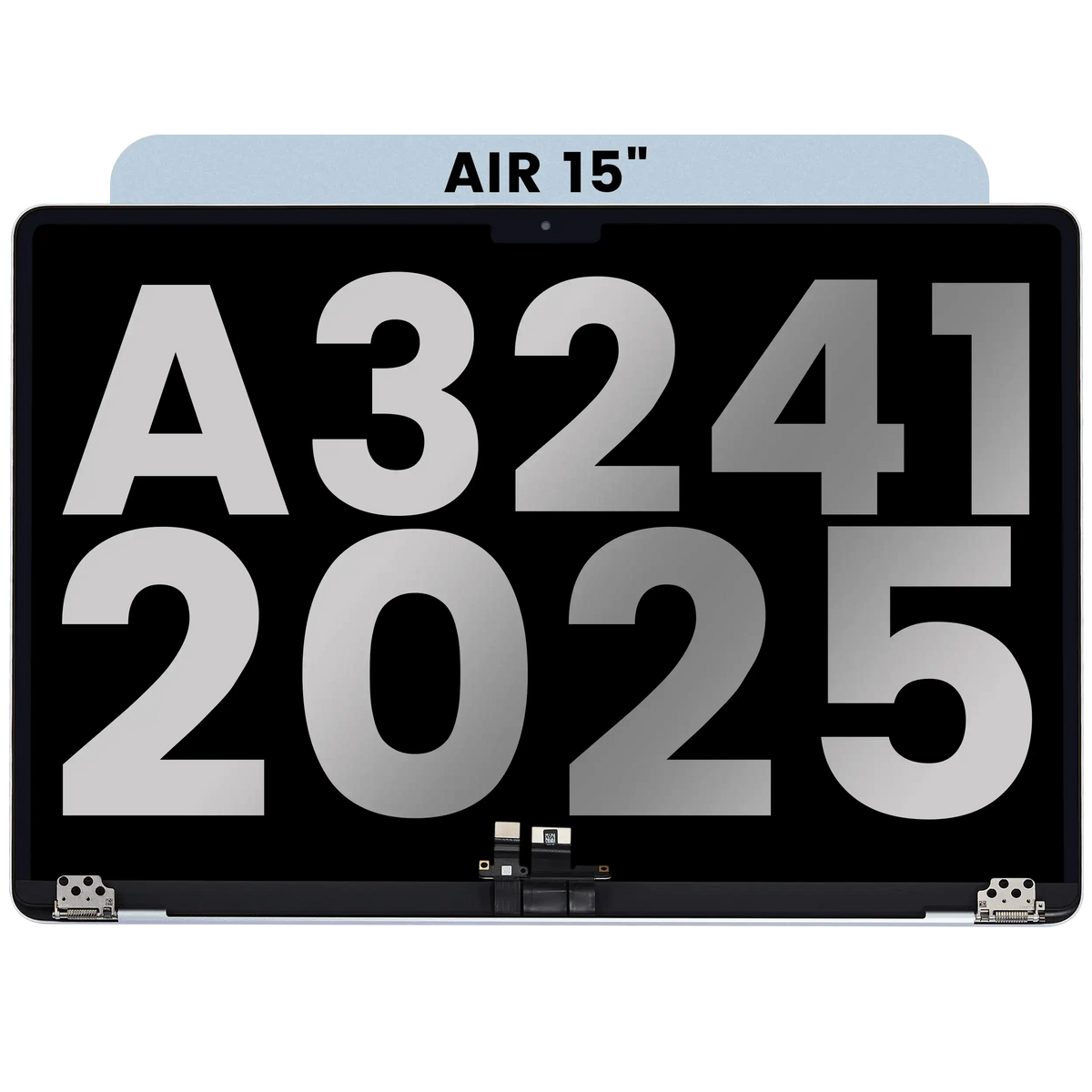 Complete LCD Display Assembly For MacBook Air 15" (A3241 / Early 2025) (Used OEM Pull: Grade A) (Sky Blue)