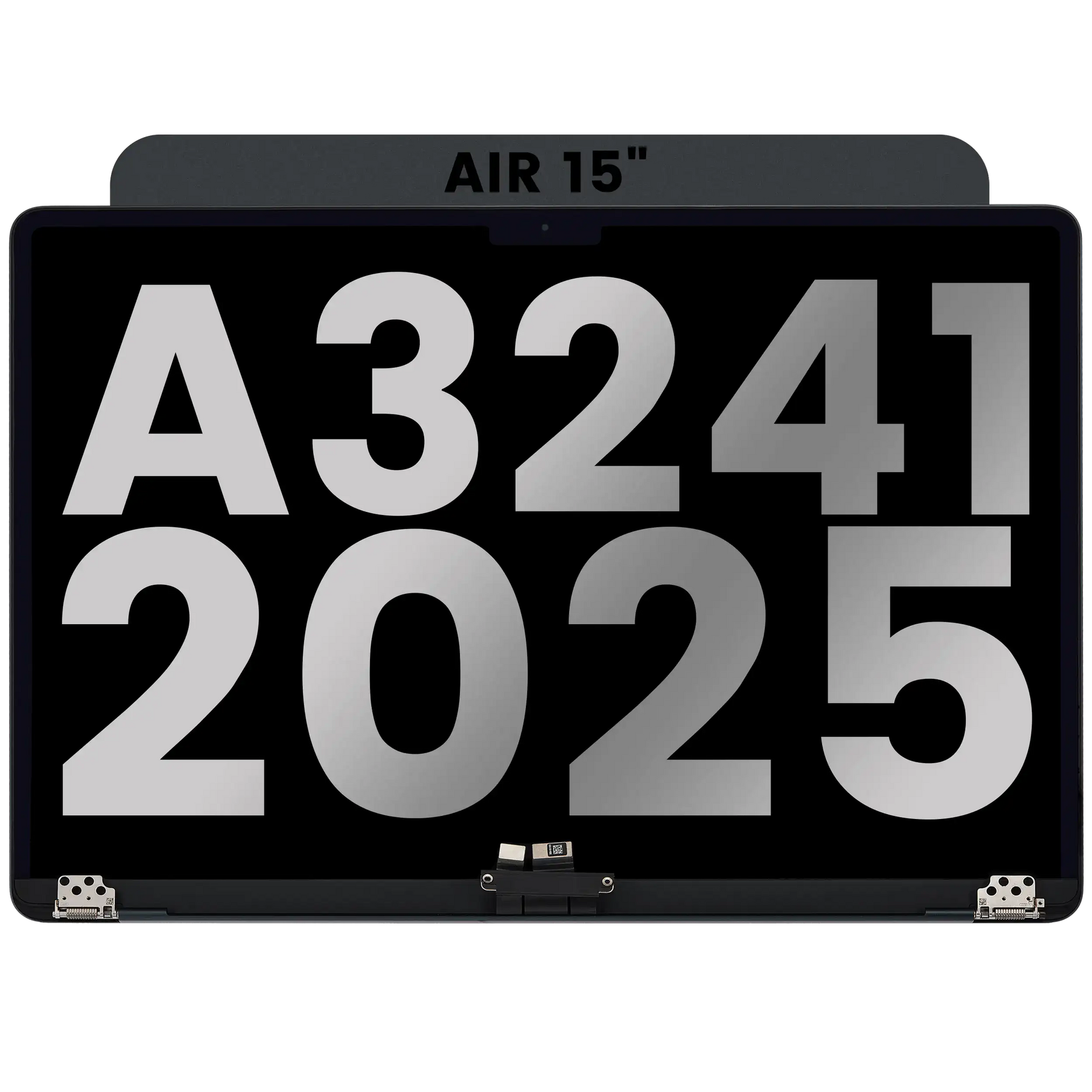 Complete LCD Display Assembly For MacBook Air 15" (A3241 / Early 2025) (Used OEM Pull: Grade A) (Midnight)