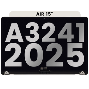 Complete LCD Display Assembly For MacBook Air 15" (A3241 / Early 2025) (Used OEM Pull: Grade A) (Starlight)