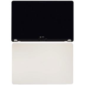 Complete LCD Display Assembly For MacBook Air 15" (A3241 / Early 2025) (Used OEM Pull: Grade A) (Starlight)