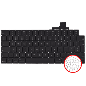 Keyboard W/ Backlight & Screws For MacBook Air 13" (A3240 / Early 2025) (UK English)