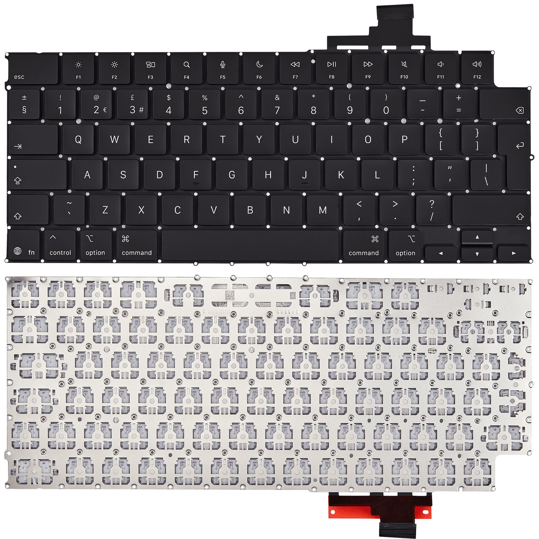 Keyboard W/ Backlight & Screws For MacBook Air 13" (A3240 / Early 2025) (UK English)