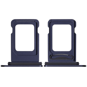Dual Sim Card Tray Compatible For iPhone 17 Pro / 17 Pro Max (Deep Blue)