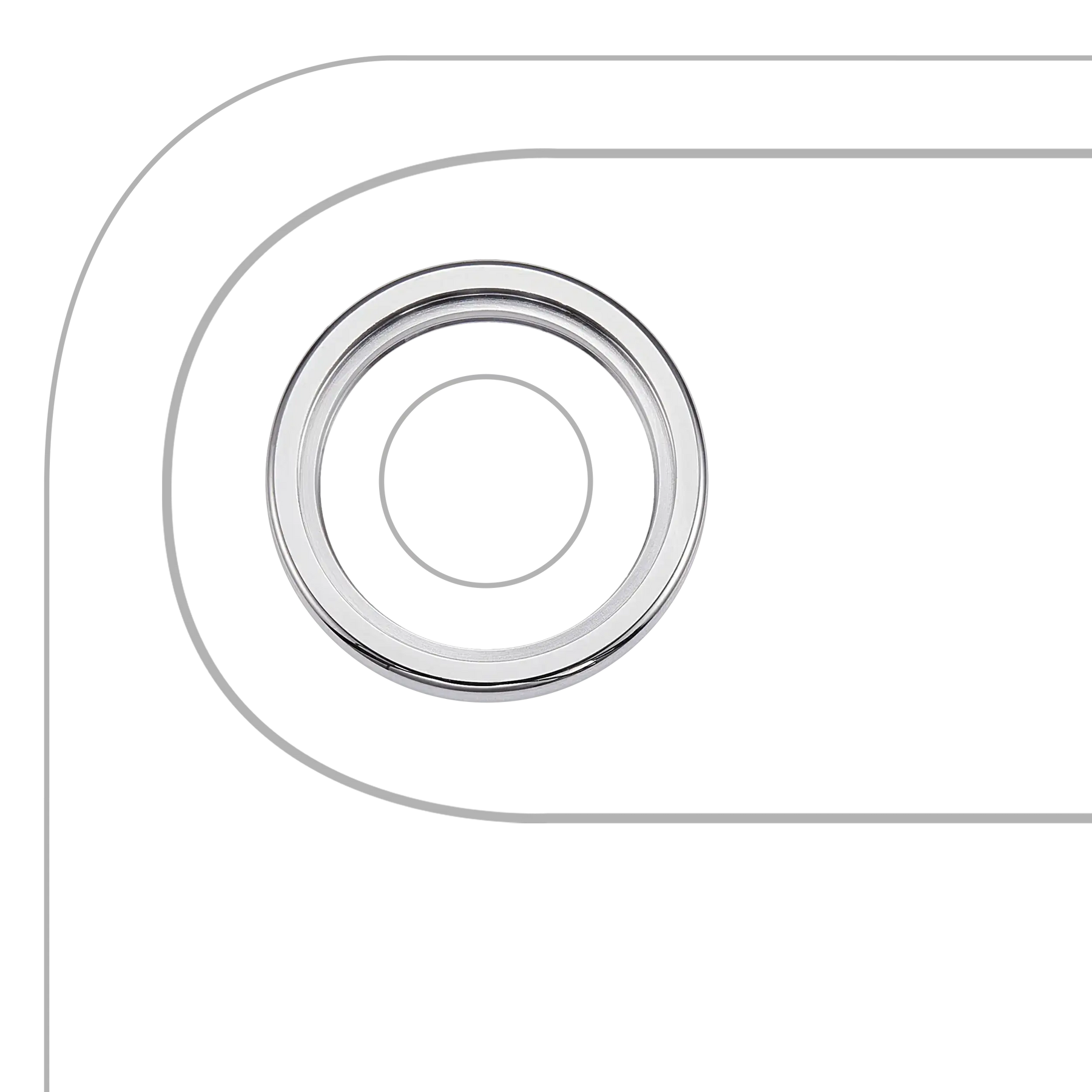 Back Camera Bezel Ring Only For iPhone Air (Cloud White)