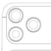 Back Camera Bezel Ring Only For iPhone 17 Pro / 17 Pro Max (Silver) (3 Piece Set)