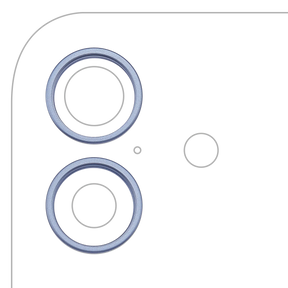 Back Camera Bezel Ring Only For iPhone 17 (Mist Blue)