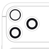 Back Camera Lens (Glass Only) With Adhesive For iPhone 17 Pro / 17 Pro Max (Aftermarket Plus)