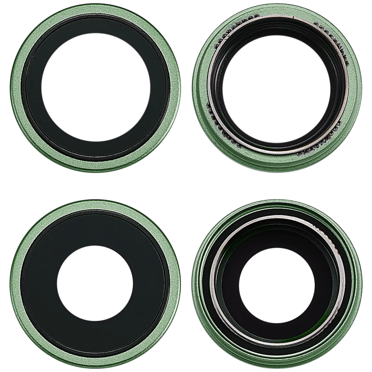 Back Camera Lens With Bracket & Bezel For iPhone 17 (Sage) (Premium)