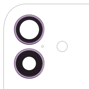 Back Camera Lens With Bracket & Bezel For iPhone 17 (Purple) (Premium)