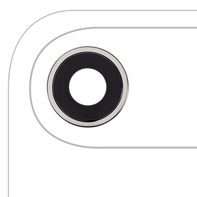 Back Camera Lens With Bracket & Bezel For iPhone Air (Cloud White) (Premium)