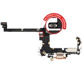Charging Port Flex Cable for iPhone 17 Pro (Premium) (International Version) (Cosmic Orange)