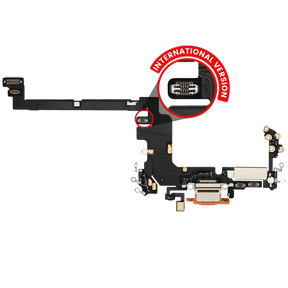 Charging Port Flex Cable for iPhone 17 Pro (Premium) (International Version) (Cosmic Orange)