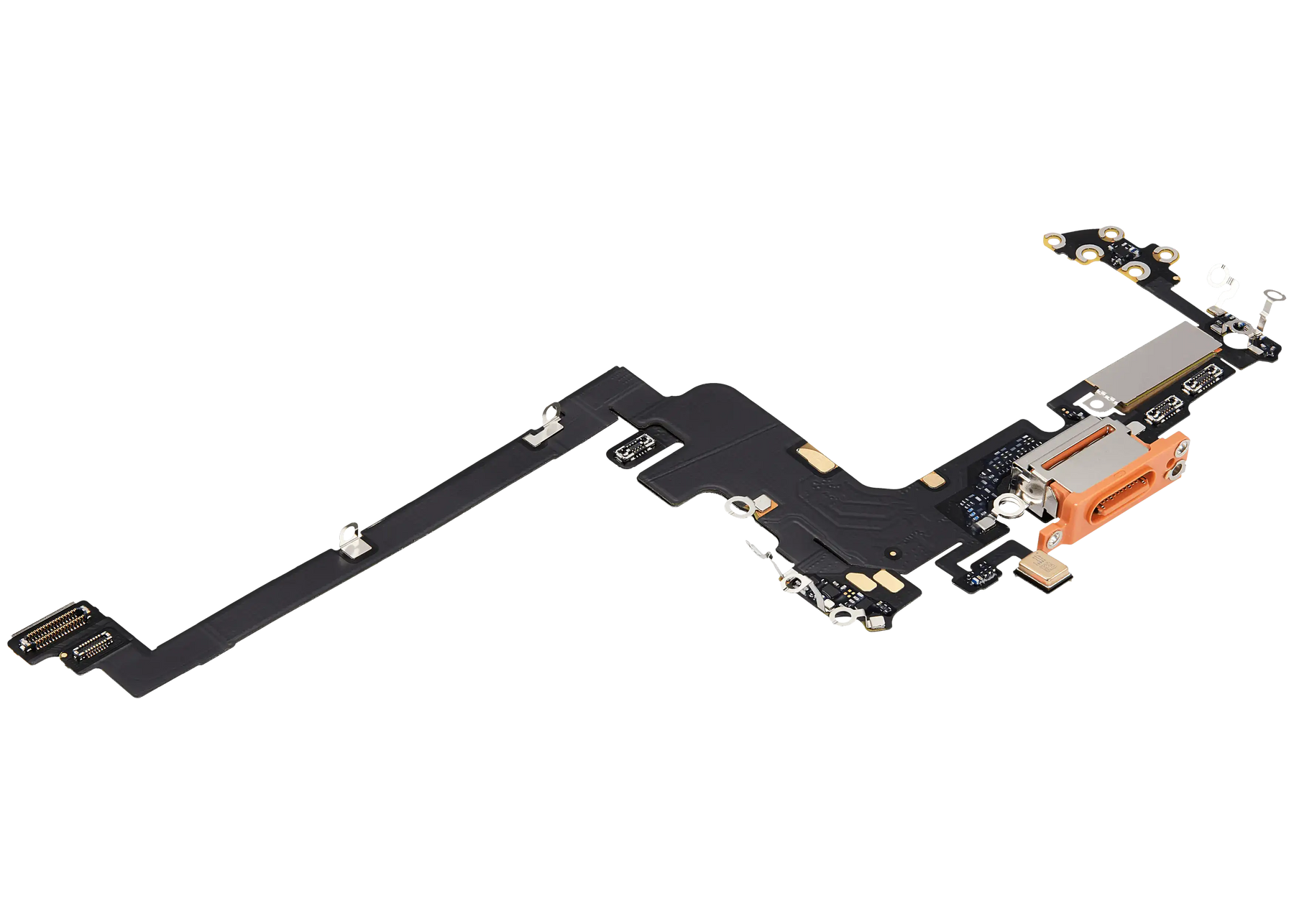 Charging Port Flex Cable for iPhone 17 Pro (Premium) (International Version) (Cosmic Orange)