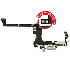 Charging Port Flex Cable for iPhone 17 Pro (Premium) (International Version) (Silver)