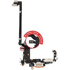 Charging Port Flex Cable for iPhone 17 Pro Max (Premium) (International Version) (Cosmic Orange)