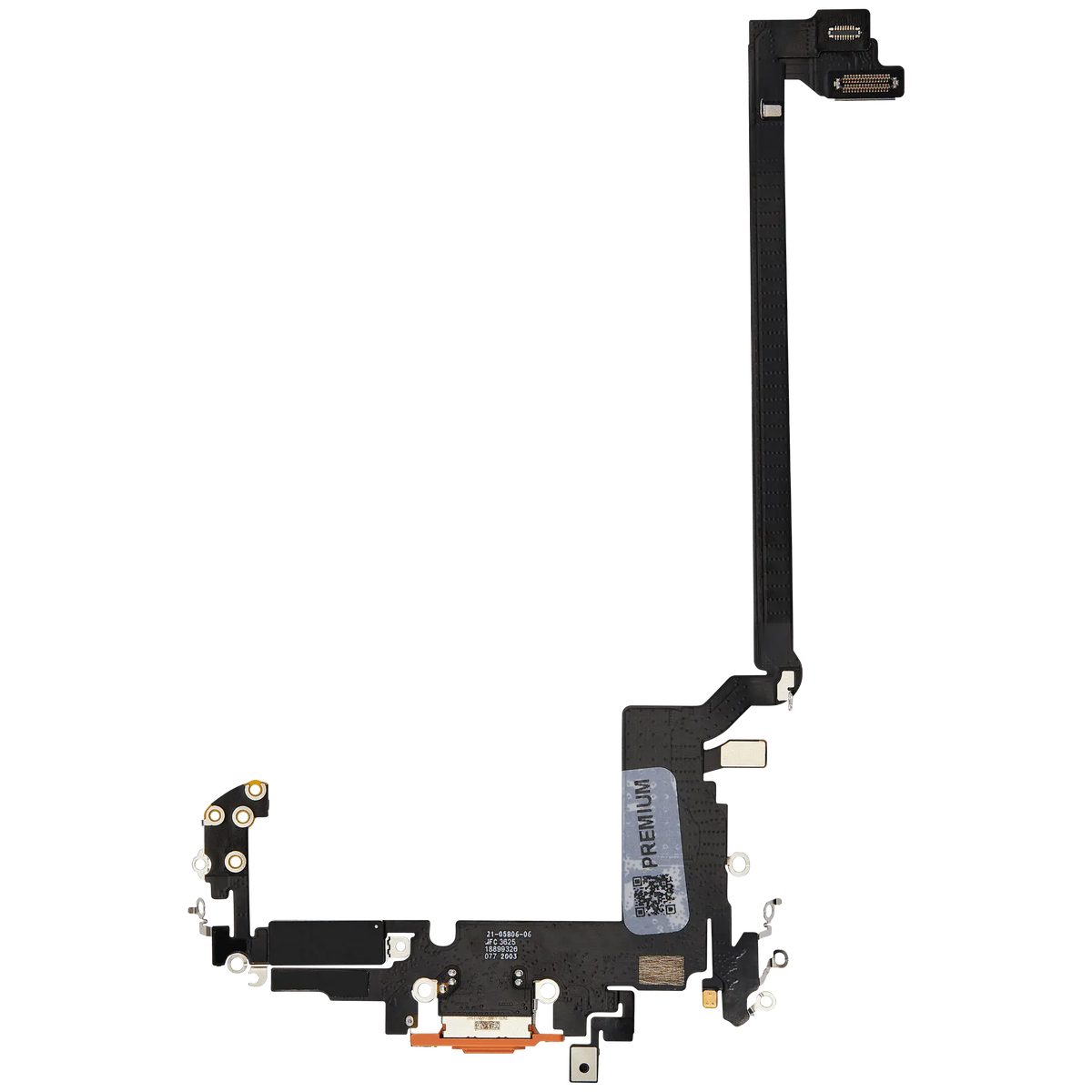 Charging Port Flex Cable for iPhone 17 Pro Max (Premium) (International Version) (Cosmic Orange)