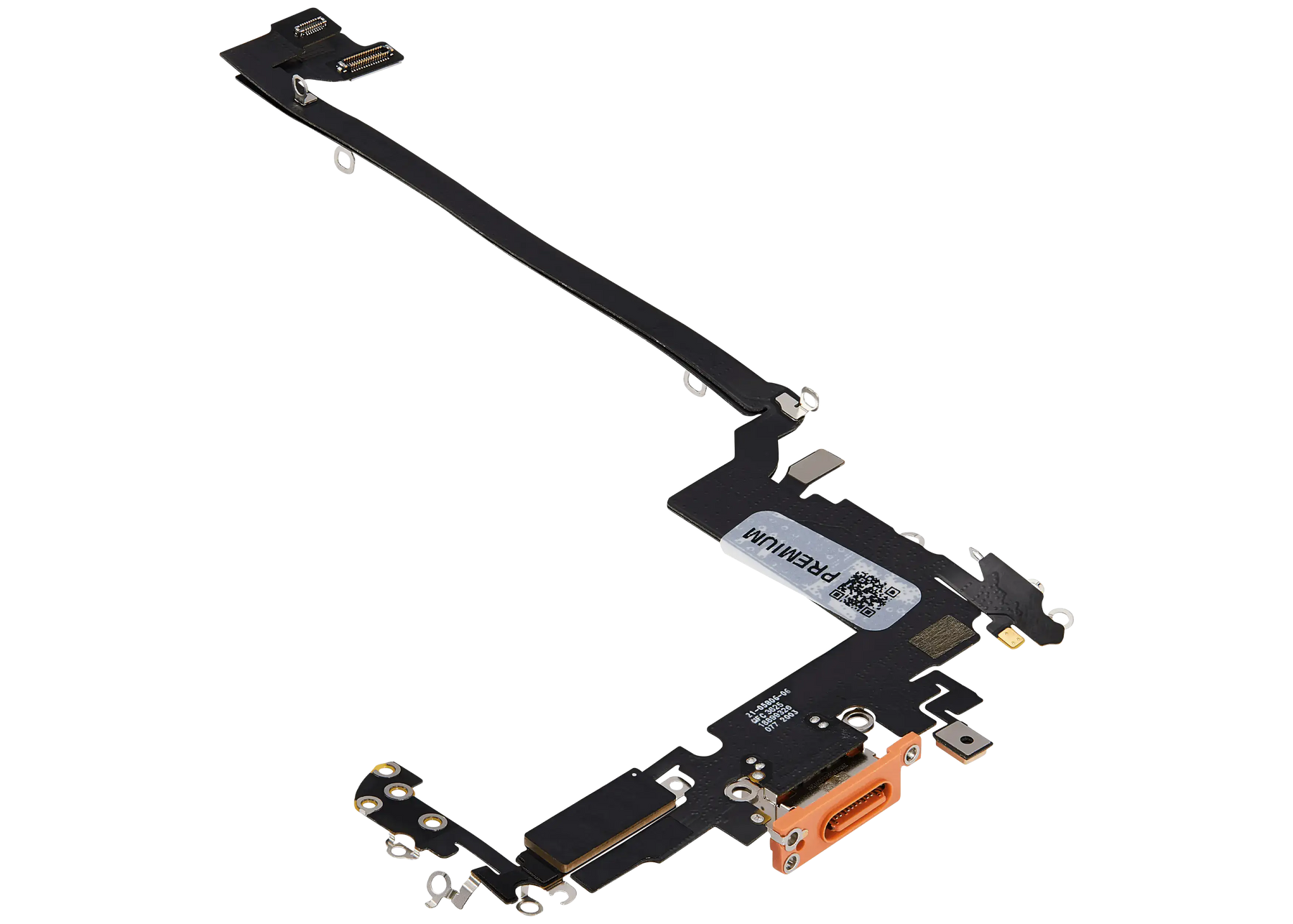 Charging Port Flex Cable for iPhone 17 Pro Max (Premium) (International Version) (Cosmic Orange)