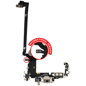 Charging Port Flex Cable for iPhone 17 Pro Max (Premium) (International Version) (Silver)