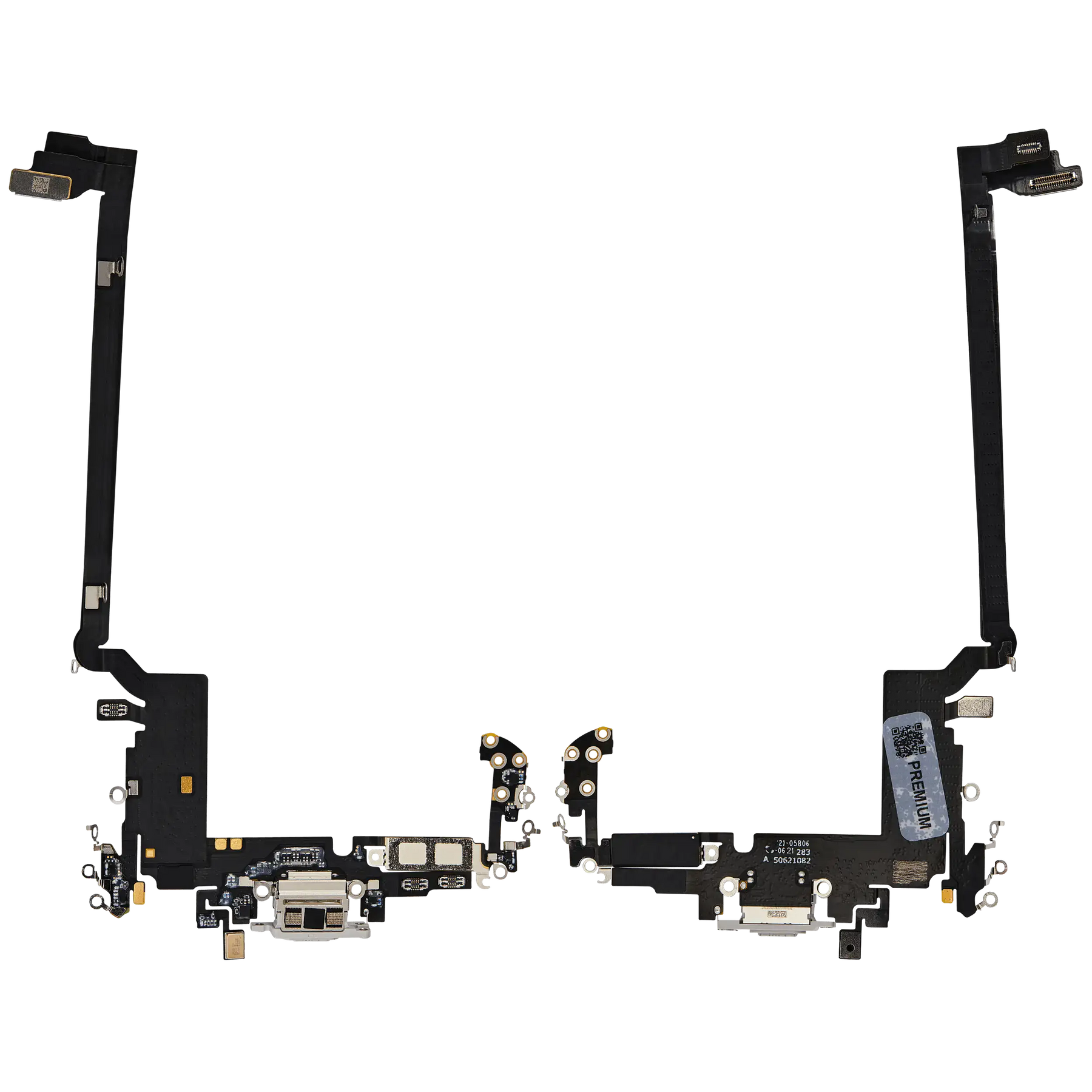 Charging Port Flex Cable for iPhone 17 Pro Max (Premium) (International Version) (Silver)