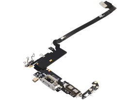 Charging Port Flex Cable for iPhone 17 Pro Max (Premium) (International Version) (Silver)