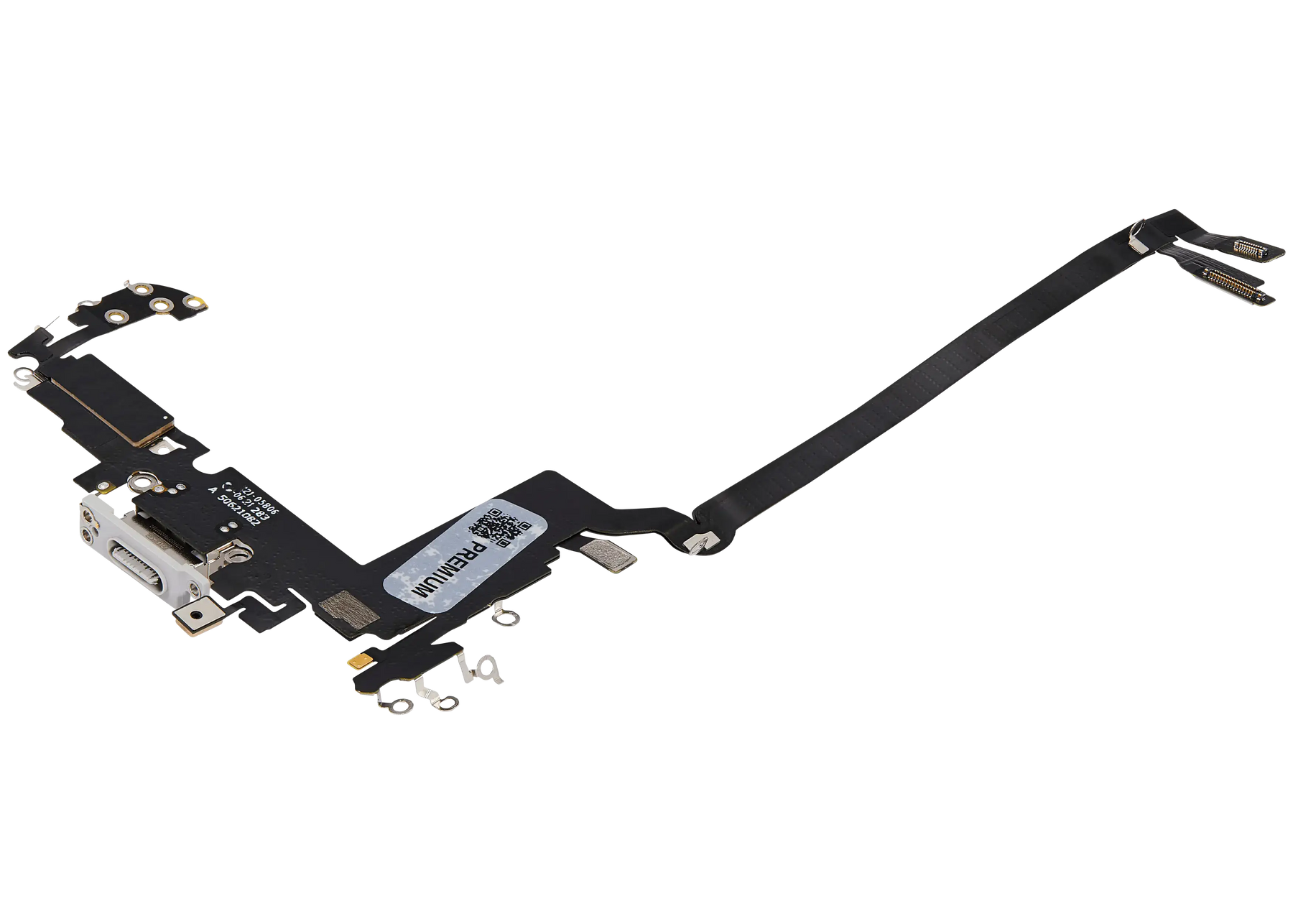 Charging Port Flex Cable for iPhone 17 Pro Max (Premium) (International Version) (Silver)
