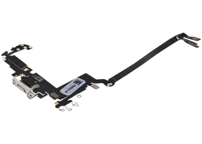 Charging Port Flex Cable for iPhone 17 Pro Max (Premium) (International Version) (Silver)