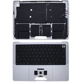 Top Case With Battery (ANSI) For MacBook Pro 14" A3434 (2025) (Genuine OEM) (Silver)