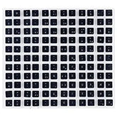 Keycap Kit (ISO Superkit Layout) For MacBook Air 13" A3240 (2025) / Air 15" A3241 (2025) (Genuine OEM) (Midnight / Sky Blue)