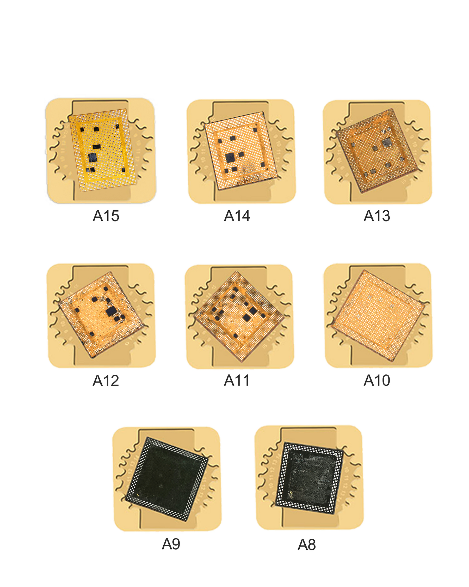 RL-067A Mini Soldering Station Iron Plate For A8-A14 Chips (Sunshine)