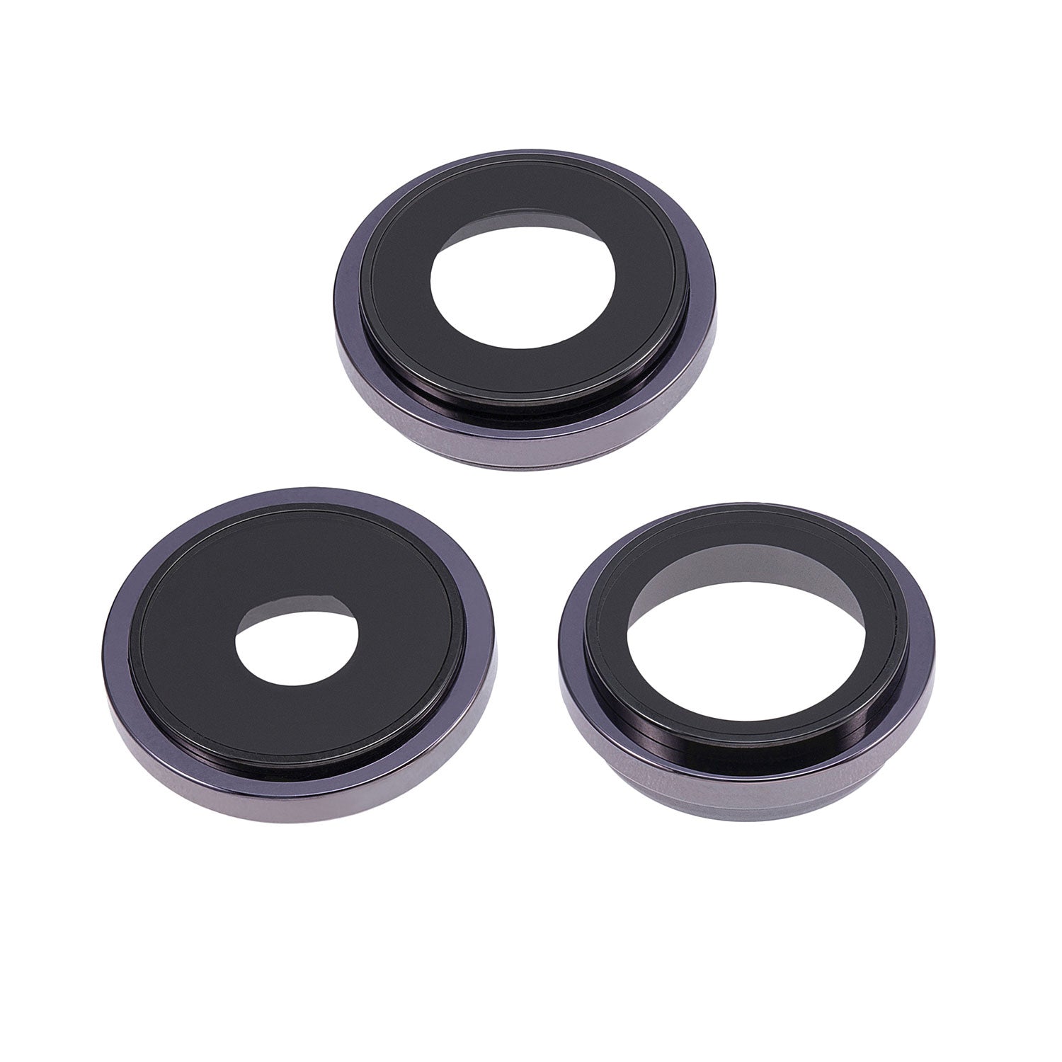 Replacement for iPhone 14 Pro/14 Pro Max Rear Camera Holder with Lens - Deep Purple