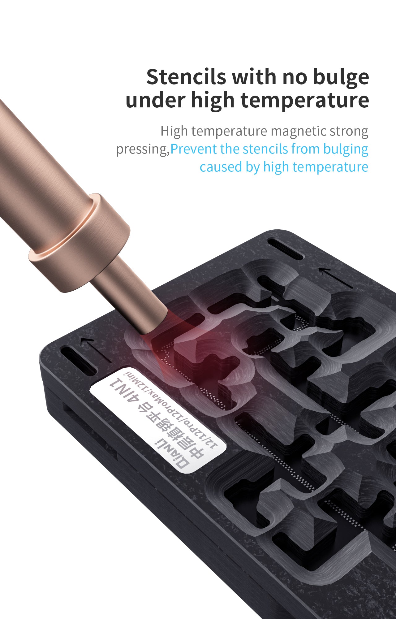 Middle Frame Reballing Platform Compatible For iPhone 12 / 12 Mini / 12 Pro / 12 Pro Max (Qianli)