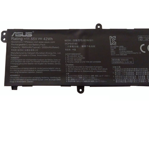 BUY [ORGINAL] Asus VIVOBOOK Flip S14 D413IA-EB863T Laptop Battery -11.55V 42Wh B31N1911