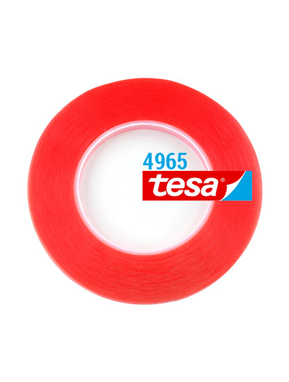 Double-Sided Polyester Red Tape (1MM X 25M) (Tesa Model # 4965)